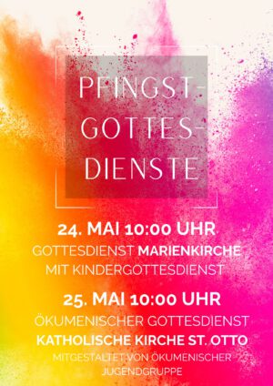 Pfingstgottesdienste