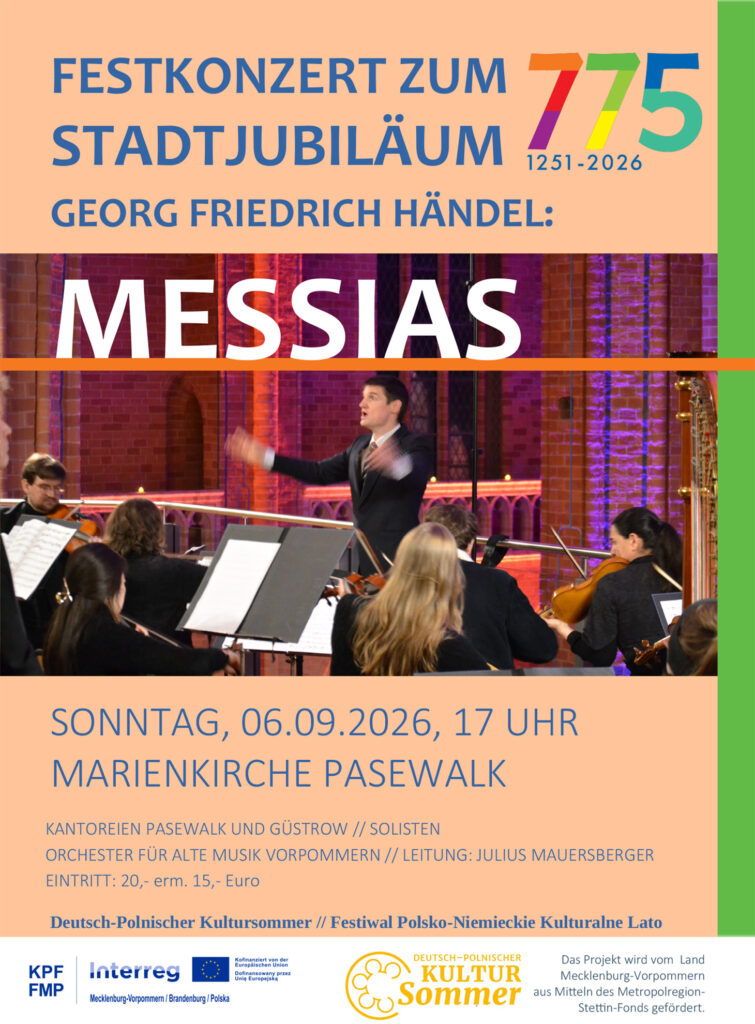 Festkonzert zum Stadtjubiläum am 06.09.