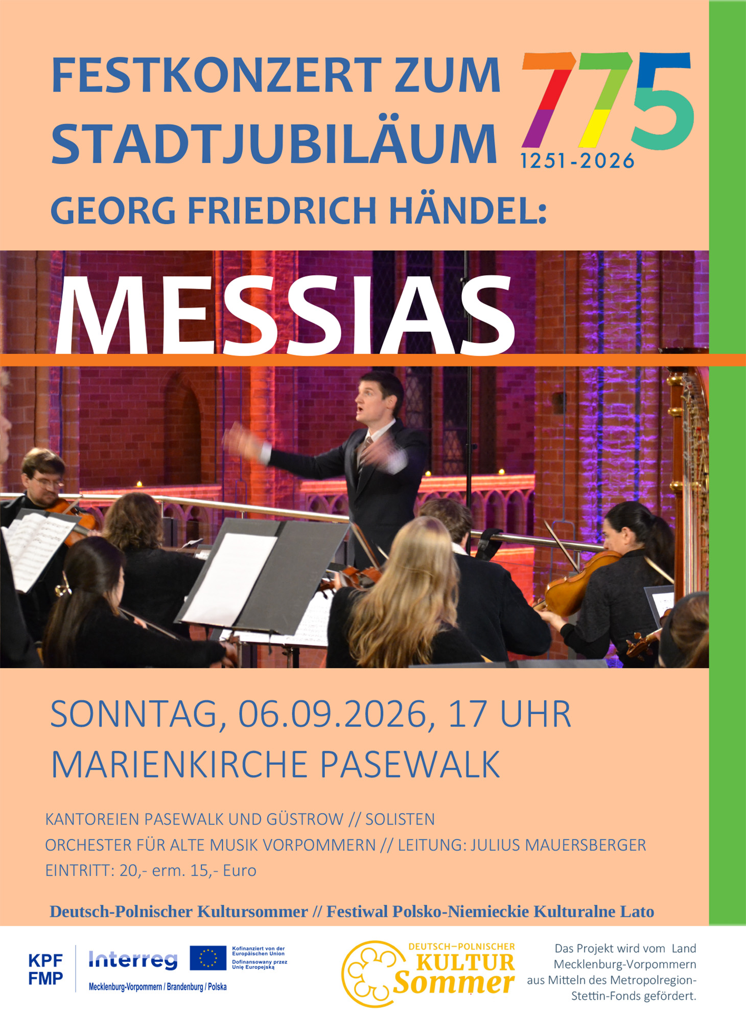 20260724_Plakat Konzert händel Festkonzert zum Stadtjubiläum am 06.09.
